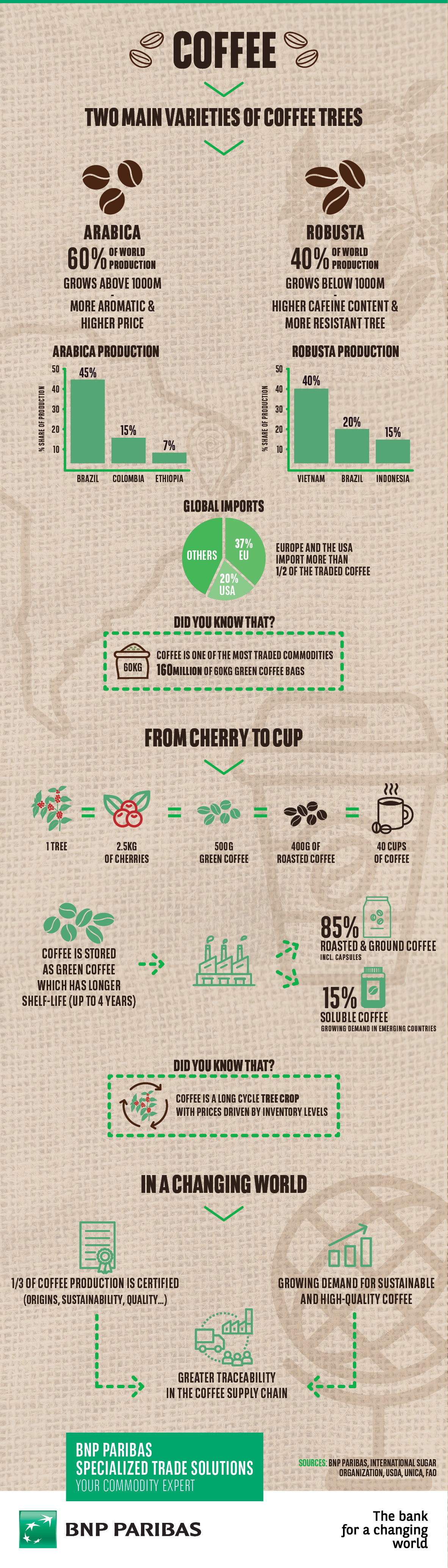 infographics on coffee